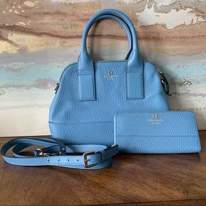 Kate Spade Blue Shoulder Bag and Wallet